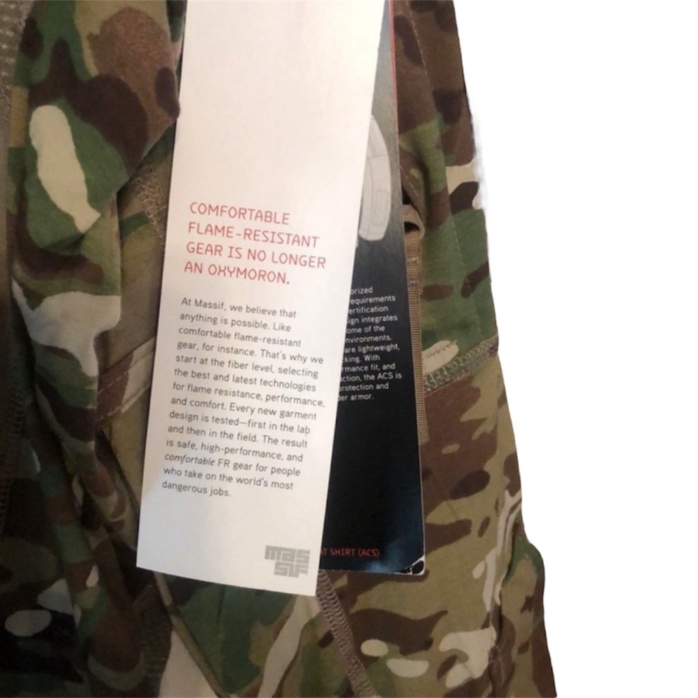 Massif ACS Army Combat Shirt Multicam Flame Resistant NWT XS Military Tactical - Picture 3 of 6